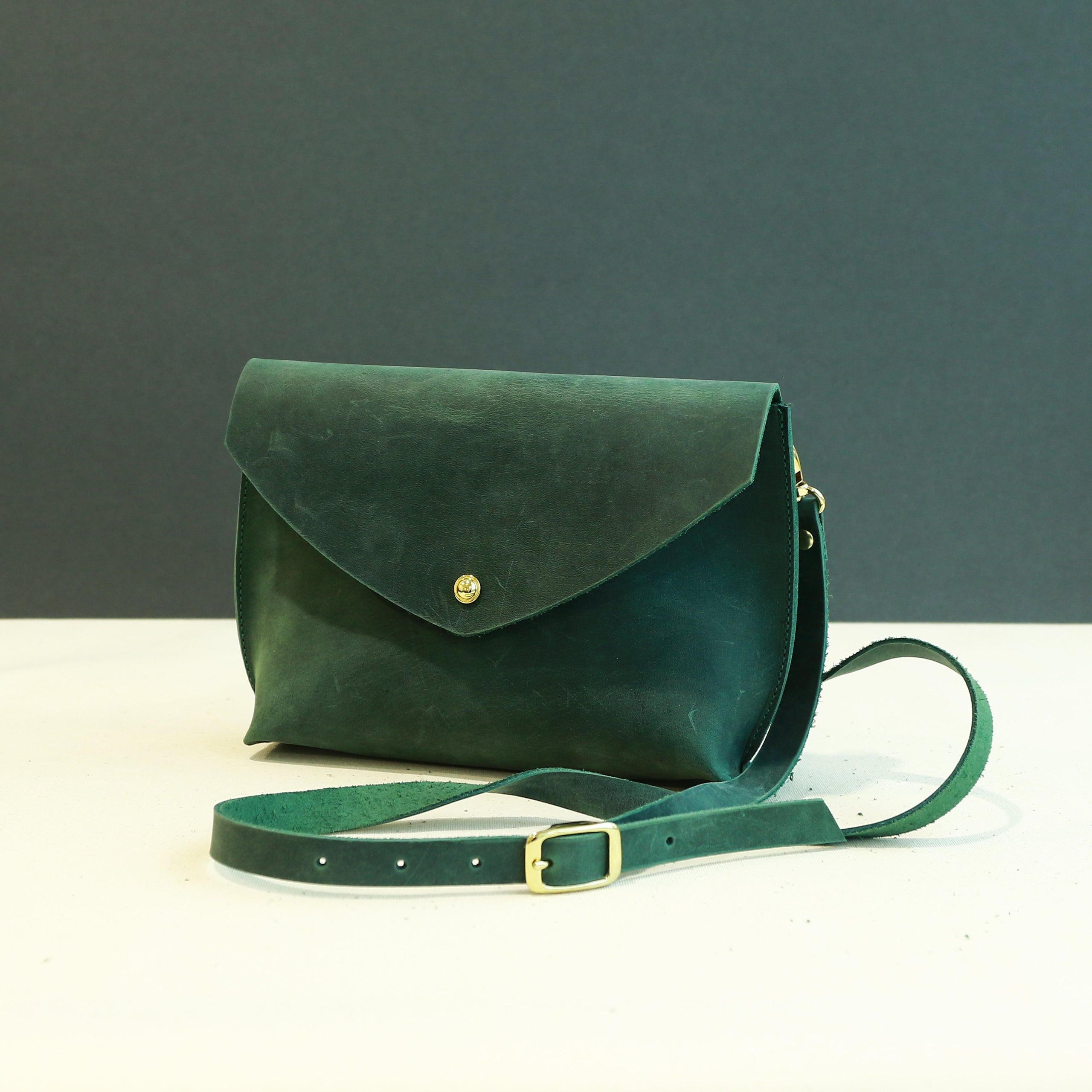 Small Leather Envelope Crossbody